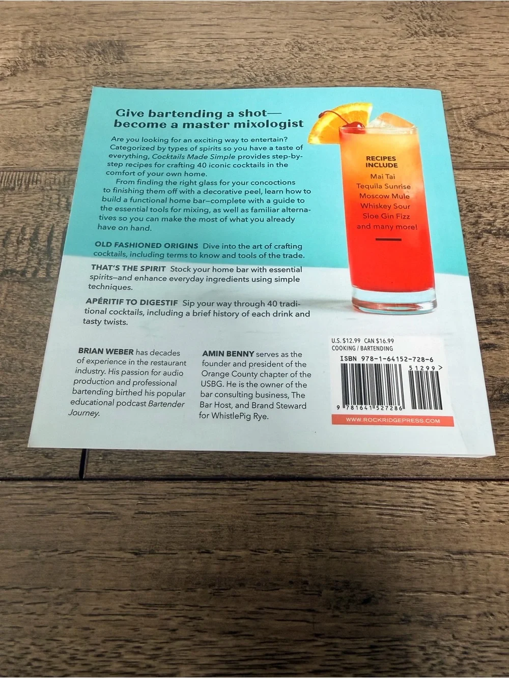 Cocktails Made Simple Recipe Book
